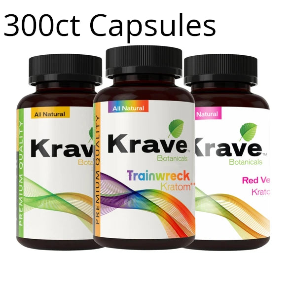 Krave Kratom 300ct Capsules