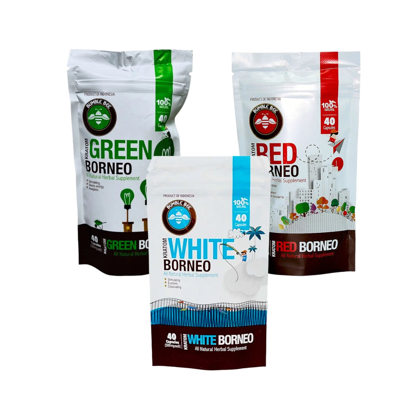 Bumble Bee Kratom 40ct Capsules