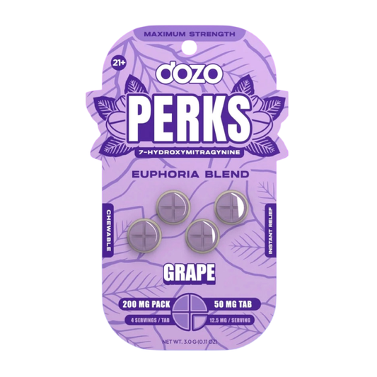 dozo PERKS Hydroxy 4ct 200mg Grape