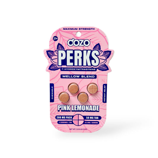 dozo PERKS Hydroxy 4ct 200mg Pink Lemonade